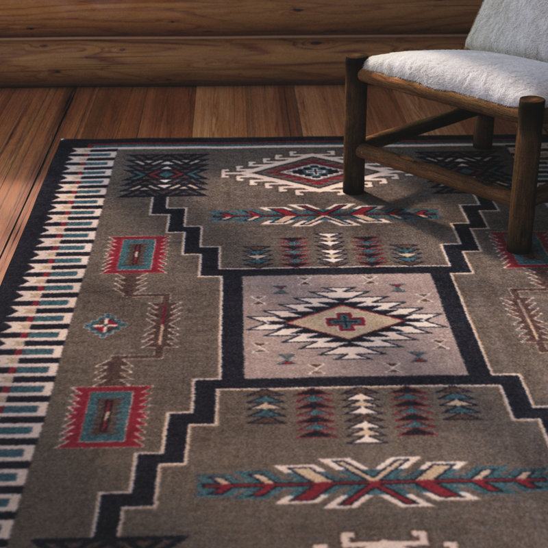 Loon Peak® Busselton Southwestern Olive Area Rug & Reviews Wayfair